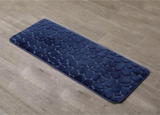 LikeKa Badematte Badezimmerteppich Badteppich weich Badvorleger 45x120 cm