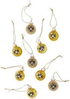 Weihnachtskugel-Set BVB bunt