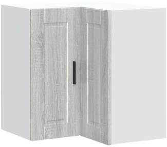 vidaXL Küchen-Eckhängeschrank Porto Grau Sonoma Holzwerkstoff 854103
