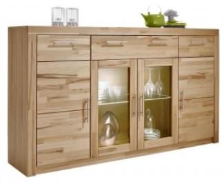 Highboard Anrichte Kommode Sideboard Kernbuche teilmassiv geölt