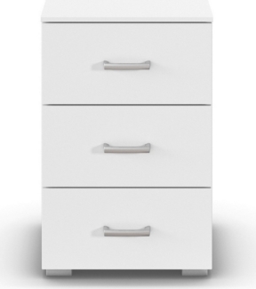 rauch Nachtkommode Gamma (Breite 40 cm / Höhe 61 cm, verschiedene Griffvarianten/-Farben), mit 3 geräumigen Schubladen MADE IN GERMANY