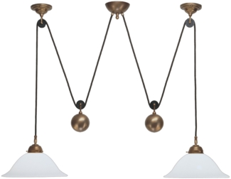 Deckenleuchte Ei07-38op Berliner Messing