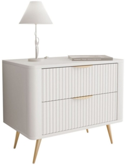 Lookway Nachttisch SCARLETT 2S mit Schubladen (1x Nachttisch), Breite: 63 cm