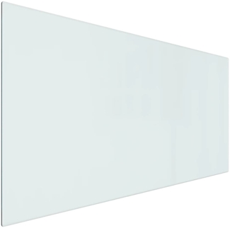 vidaXL Kaminofen Glasplatte Rechteckig 100x50 cm 324129