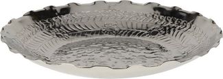 Koopman Obstschale Schale Metall Ø 47 cm – Hochglanzpoliert, stilvolle Tischdekoration, Metall