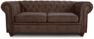 Sofnet Sofa Asti 2, Chesterfield Sofa 2-er, Sofagarnitur, Glamour Couch