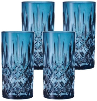 Nachtmann Noblesse Longdrinkgläser vintage blue 4er Set