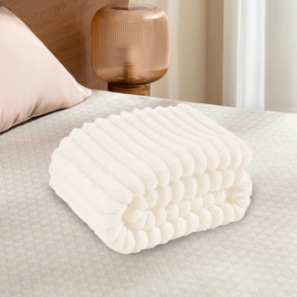 Wohndecke Mikrofaser Sofadecke Überwurfdecke, REDOM, 150x200cm Sofaüberwurf Couchdecke, pflegeleicht maschinenwaschbar