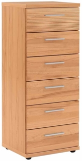 Kommode Adria / Atlanta , Holzwerkstoff , Holzfarben , 42 x 107 x 39 cm