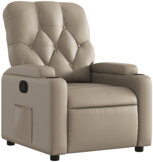 vidaXL Relaxsessel Cappuccino-Braun Kunstleder 372509