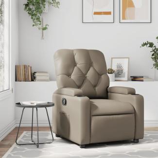 vidaXL Relaxsessel Cappuccino-Braun Kunstleder 372509