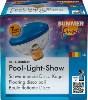 SUMMER FUN LED Gartenleuchte LED Unterwasserlichtershow, Summer Fun
