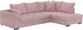 Mr. Couch Ecksofa Allegro DuraFlex, L-Form, Hochschläfer-Bettauszug, Kaltschaumpolsterung, bis 140 kg belastbar