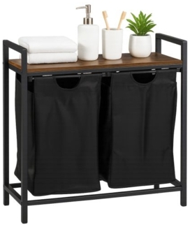 Wäschesammler 2 Fächer mit Ablage 10052107_8208