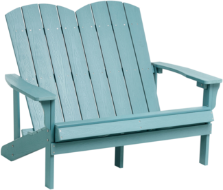 Gartenbank ADIRONDACK 125 cm Hellblau