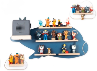 VCM Wandregal BOARTI Regal 920851 Blau H. 49 x B. 82 x T. 19 cm