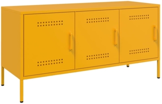 vidaXL TV-Schrank Senfgelb 100,5x39x50,5 cm Stahl 842949