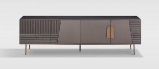 Livin Hill 'Stilig' TV-Schrank, MDF graphit, 60 x 40 x 200 cm