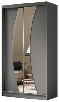 Beautysofa Schiebetürenschrank VOX II mit Schubladen, mit Spiegeln, Breite: 240 cm