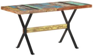 Esstisch 140 x 70 x 76 cm Altholz Massiv