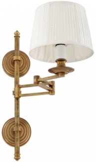 Casa Padrino Luxus Wandleuchte Messing - Luxus Qualität