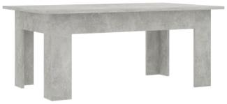 vidaXL Couchtisch Betongrau 100 x 60 x 42 cm Spanplatte [801183]