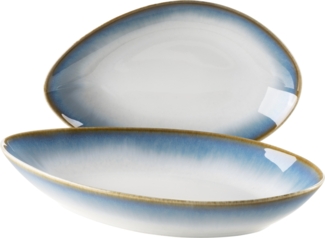 Mäser 931994 La Sinfonia Servierschalenset BLAU, weiß/blau, 2-teilig (1 Set)