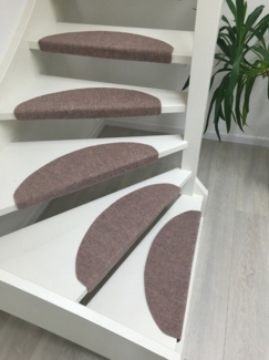 BURI Fußmatte Stufenmatten-Set 10-16 Stück Treppenschoner Treppenschutz Treppenmatte