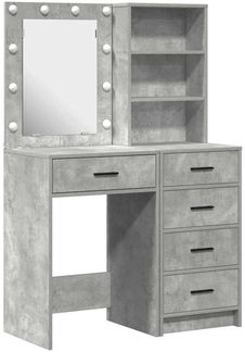 vidaXL Schminktisch 2 pcs Grau 50 x 41 x 135 cm Holzwerkstoff 3334203