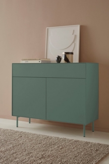 LeGer Home by Lena Gercke Sideboard Essentials, Breite: 112cm, MDF lackiert, Push-to-open-Funktion