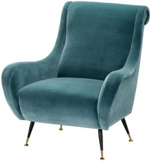 EICHHOLTZ Sessel Giardino cameron deep turquoise