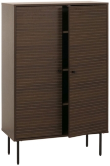 MCW Highboard MCW-N78-H, Türoberfläche in skandinavischem Stil mit dekorativem Griff