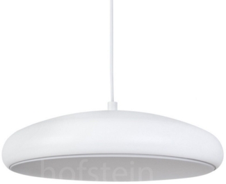 hofstein Hängeleuchte »Fiumedinisi« dimmbare Pendellampe aus Metall in Weiß, CCT 2700-6500 Kelvin, Hängelampem. Fernbedienung,Steuerbar über Smart App,27 Watt,3400 Lumen