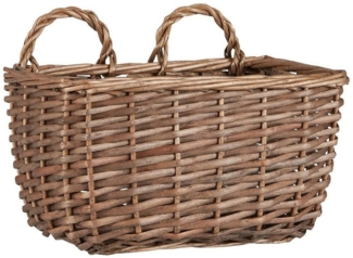 Wandkorb Korb Weidenkorb 2 Henkel Deko Korb Weide Braun Ib Laursen 2916-67