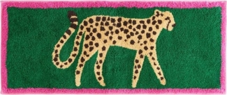 Next Badematte Badläufer mit Gepard-Animal-Print 100 % Baumwolle, Höhe 110 mm, Baumwolle