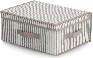 Zeller Present Aufbewahrungsbox Stripes, Vlies, beige