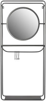 Garderobenspiegel Wandspiegel DUCO Metall mit Ablage