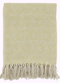Chic Antique Decke Plaid Kuscheldecke Wohndecke 150x130cm Muster Melone 16110035