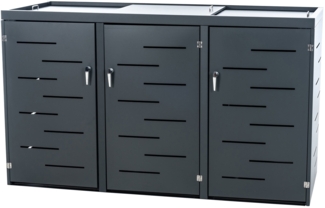 CLP Mülltonnenverkleidung Tanis,anthrazit 198x80x116 cm