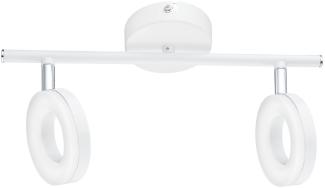 Eglo 75202 LED Spot 2-flammig WEISS/CHROM ODERZO