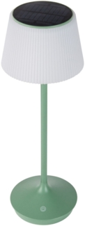Tischlampe kabellos Outdoor Solar Tischleuchte Dimmbar Solarleuchte Grün 5310717