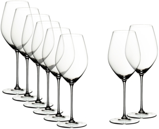 RIEDEL 7449/28 VERITAS Champagner Weinglas VORTEILSSET - KAUF 8 ZAHL 6