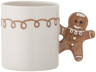 Bloomingville Becher Ginnie Steingut Weihnachten, 100% Steingut