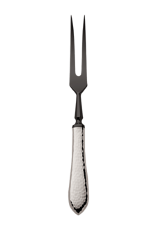 Robbe Berking Martelé Tranchiergabel Frozen Black 925 Sterling-Silber