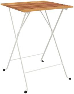 vidaXL Bistrotisch Klappbar 55x54x71 cm Massivholz Akazie und Stahl 319973