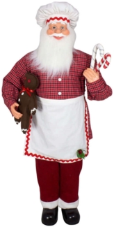 Konditor-Weihnachtsmann 120cm Santa mit liebevollen Details