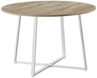 B&D home Esstisch NOA, rund, 110x110cm, platzsparend