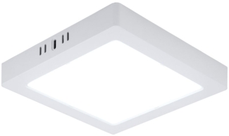 LED Deckenleuchte, Aufbau-Panel, Kunststoff, weiß, L 21,4 cm