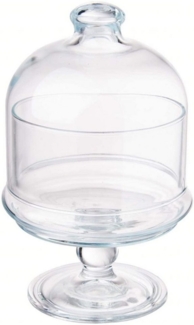 Pasabahce Mini Patisserie mit Haube, aus Glas für Dessert, Pralinen 220cc