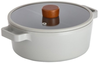 NEOFLAM® Bratentopf FIKA Reserve Bratentopf 22cm inkl. Glasdeckel, Aluminiumguss (1-tlg)